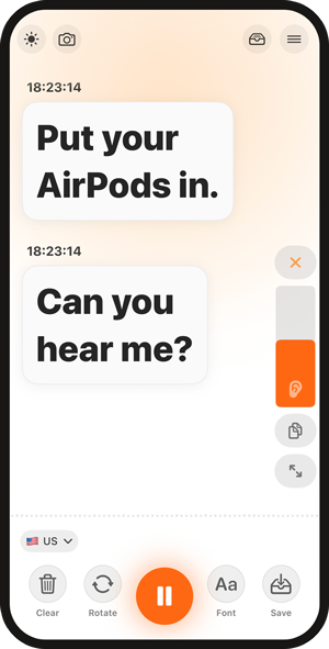 Boost volume with AirPods or hearing aid